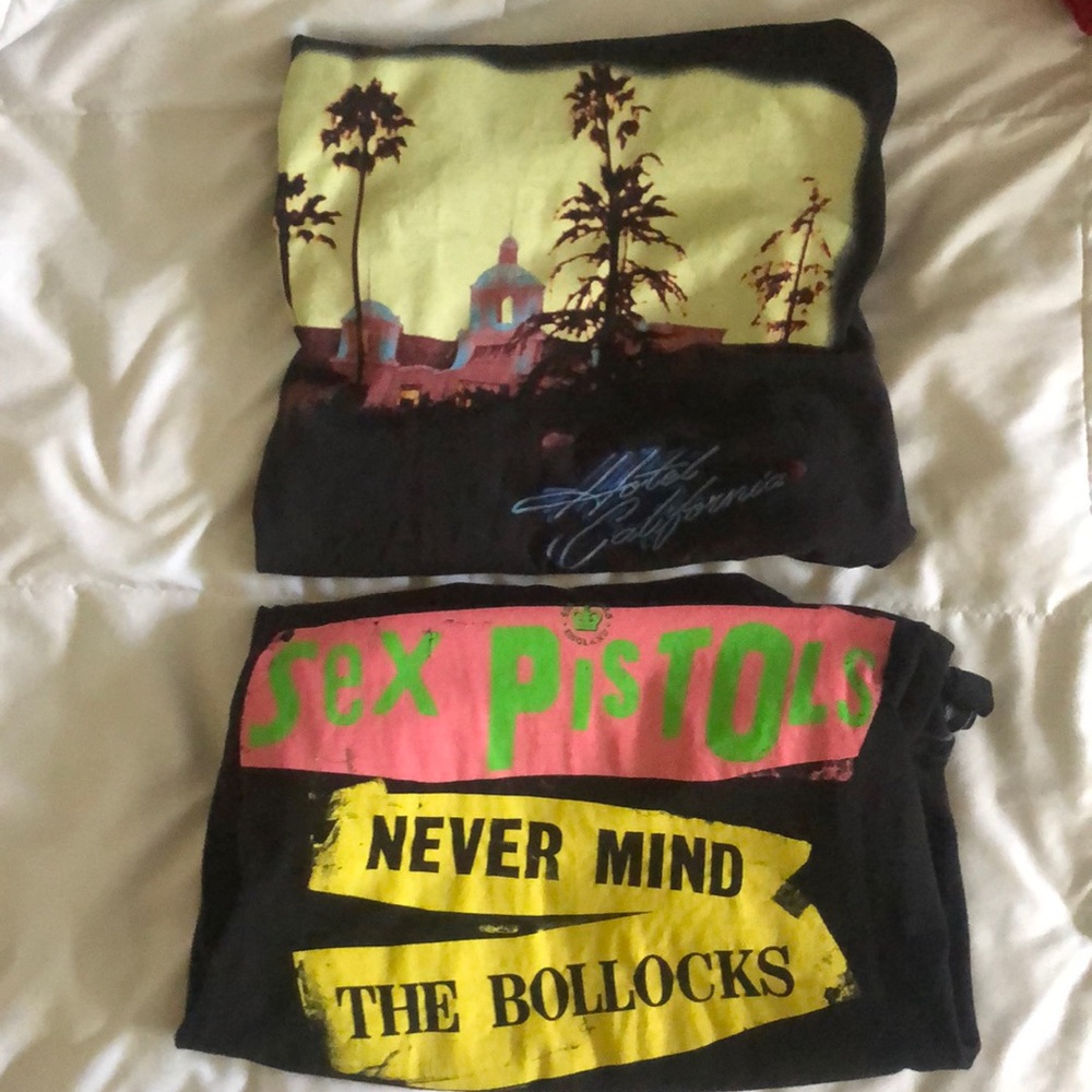Pack of two very different band tees!